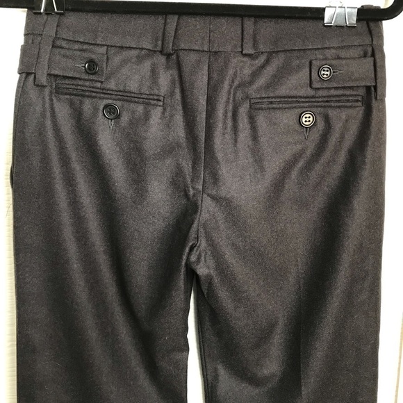 CHLOÉ WOOL STRAIGHT PANTS - GREY SIZE 34 made in France B48 - Picture 4 of 9